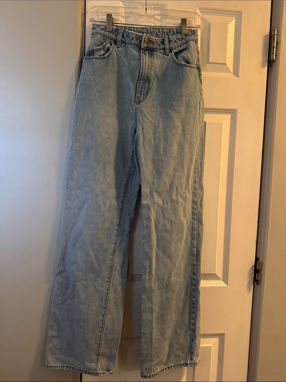 ROLLA'S Light Blue Wide-Leg Jeans